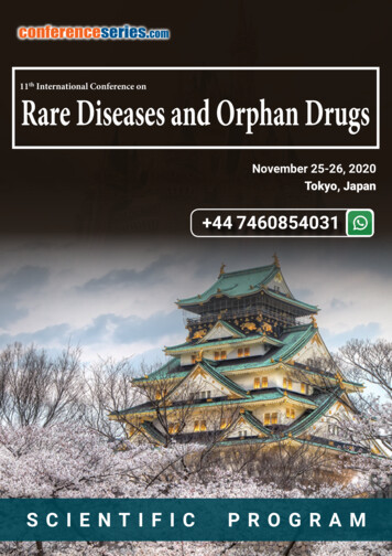 Th Rare Diseases And Orphan Drugs