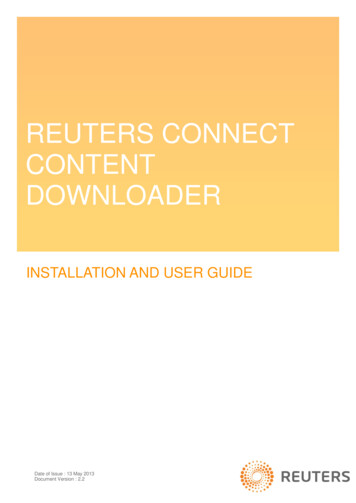 Reuters Connect Content Er