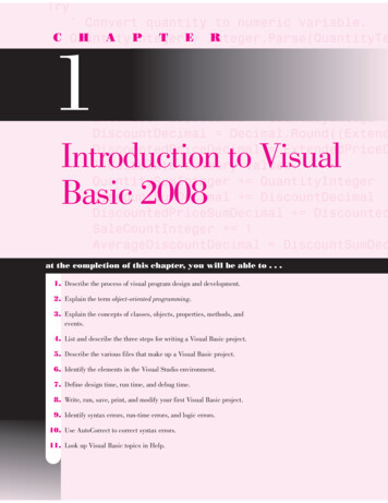Introduction To Visual Basic 2008 - James Dressler