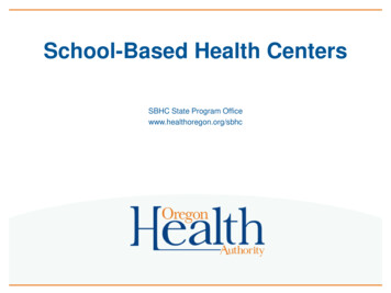 School-Based Health Centers - Oregon