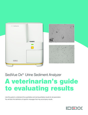 Sedivue Veterinarian Pocket Guide - IDEXX US
