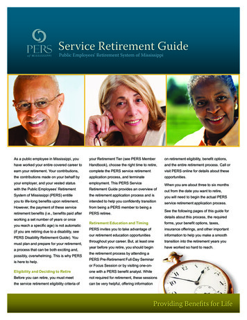 Service Retirement Guide - Mississippi