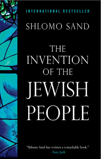 The Invention Of The Jewish People - Rafapal 