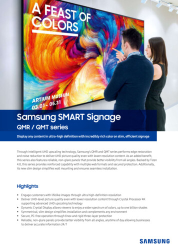 Samsung SMART Signage - Samsung Display Solutions