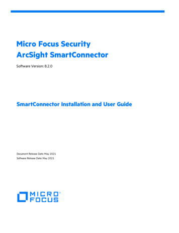 MicroFocusSecurity ArcSight SmartConnector