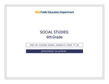 SOCIAL STUDIES 6th Grade - Webnew.ped.state.nm.us