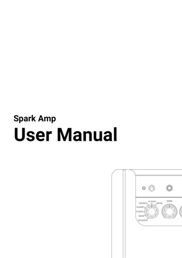 Spark Amp User Manual 0