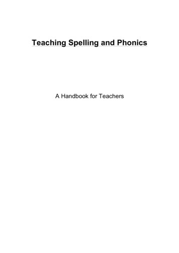 Spelling Handbook - Dyslexia Dyslexic Advantage