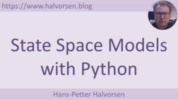 State Space Models With Python - Halvorsen.blog