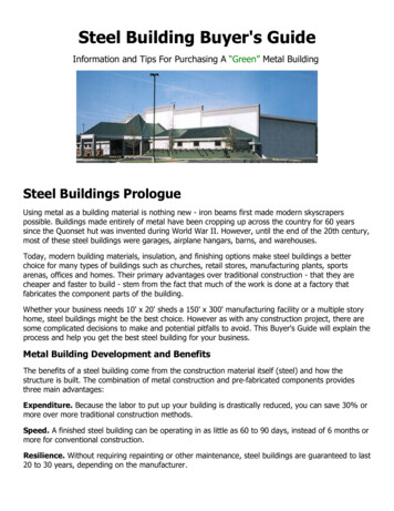 Steel Buildings Buyer's Guide - Prefabricated Steel Building