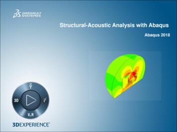 Structural -Acoustic Analysis With Abaqus - Dassault Systèmes