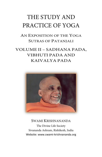 The Study And Practice Of Yoga - Volume II - Swami Krishnananda