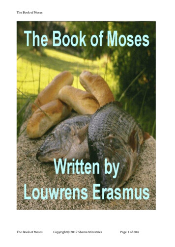 The Book Of Moses - Shama Ministries