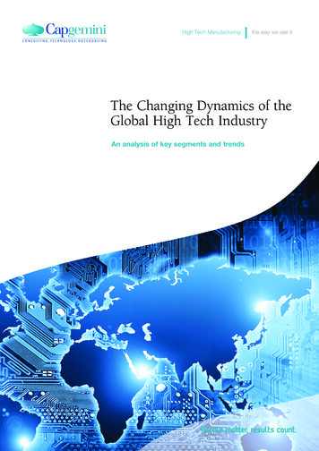 The Changing Dynamics Of The Global High Tech Industry