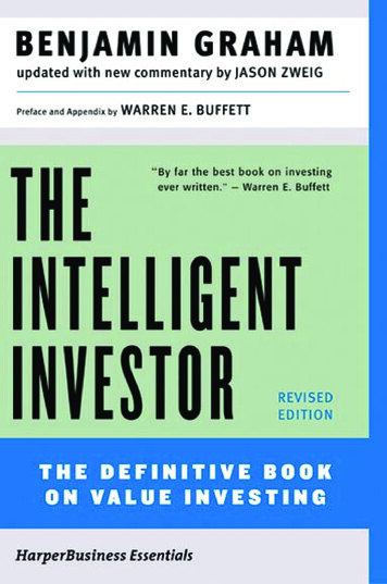 The Intelligent Investor - Mauricio Ríos García