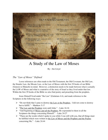 A Study Of The Law Of Moses - Turningpointsofthebible 