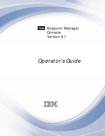 Tivoli Endpoint Manager Console Operator's Guide - BigFix