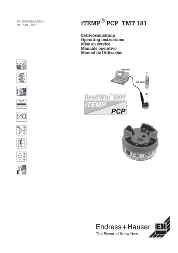 ITEMP PCP TMT 181 - Instrumart