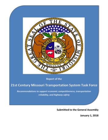 21st Century Missouri Transportation System Task Force