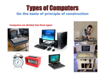 Types Of Computers - G.C.G.-11