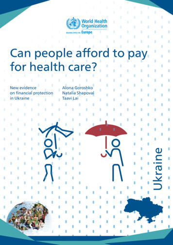Can People Afford To Pay For Health Care? - News