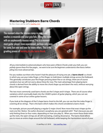 Mastering Stubborn Barre Chords - JamPlay Free Lessons And Articles