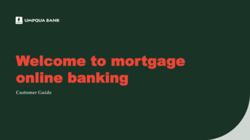 Welcome To Mortgage Online Banking - Umpqua Bank