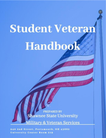 Veterans Handbook 3 - Shawnee State University