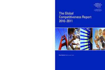 The Global Competitiveness Report 2010-2011