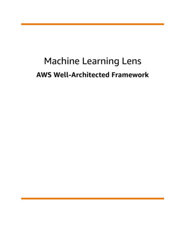 Machine Learning Lens - Docs.aws.amazon 