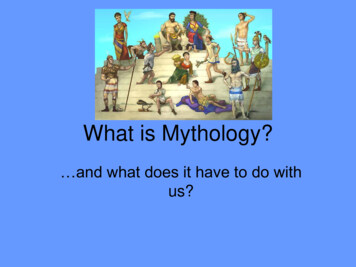 Quia - What Is Mythology?