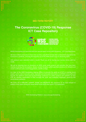 The Coronavirus (COVID-19) Response ICT Case Repository