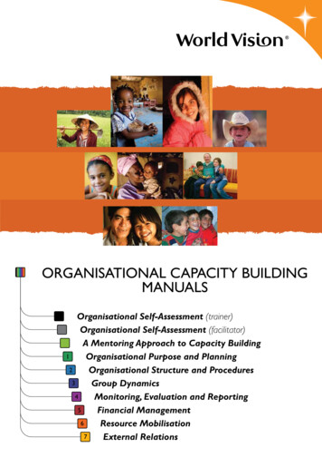 Organisational Capacity Building Manuals