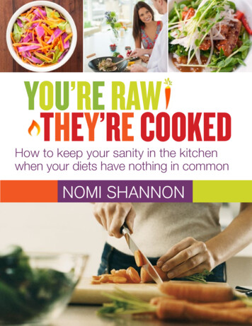 YOU'RE RAW THEY'RE COOKED - Raw Gourmet