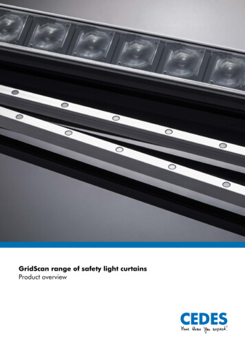 GridScan Range Of Safety Light Curtains Product Overview