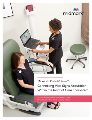 Midmark IQvitals ZoneTM Connecting Vital Signs Acquisition Within The .