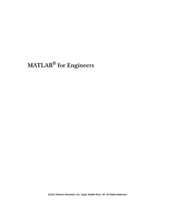 MATLAB For Engineers - Pearson