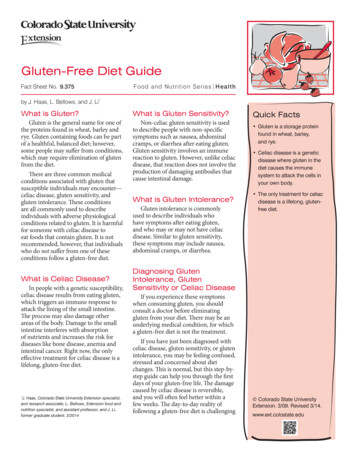 >Gluten-Free Diet Guide - Extension