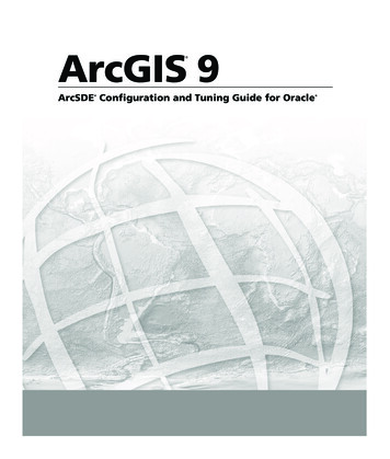 ArcSDE Configuration And Tuning Guide For Oracle - Esri