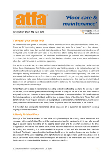'Floor Care & Maintenance' - ATFA