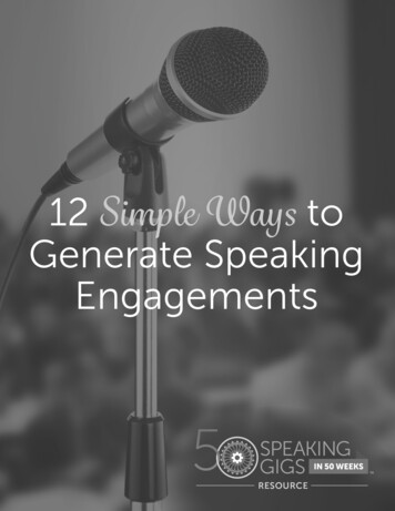 12 Simple Ways To Generate Speaking Engagements - Patty Lennon