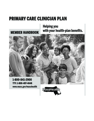 Primary Care Clinician Plan