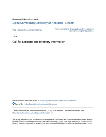 Call For Sessions And Directory Information - CORE
