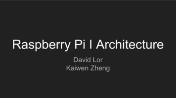 Raspberry Pi I Architecture - Rochester Institute Of Technology
