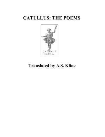 Catullus - The Poems