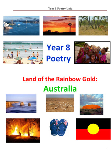 Year 8 Poetry Unit - Weebly