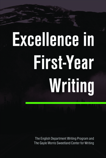 2014 First-Year Writing Prizebook - University Of Michigan