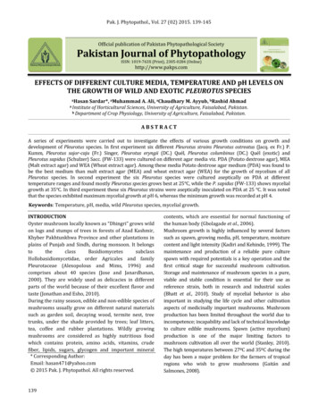 Pakistan Journal Of Phytopathology - CABI 
