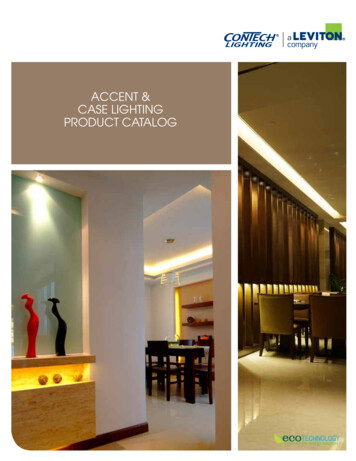 Accent & Case Lighting Product Catalog
