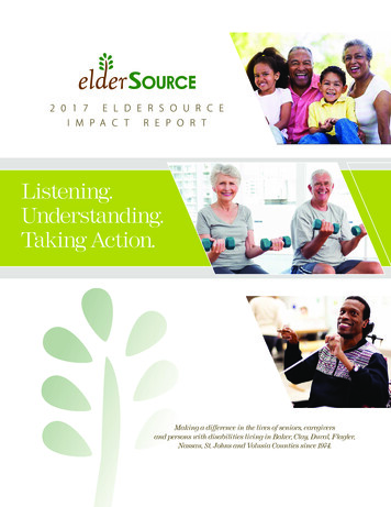 Listening. Understanding. Taking Action. - ElderSource